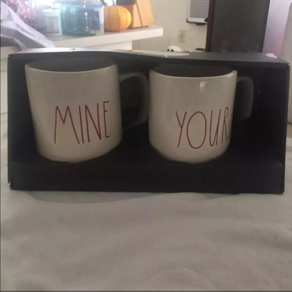 NWT Rae Dunn Mine & Yours Mugs
